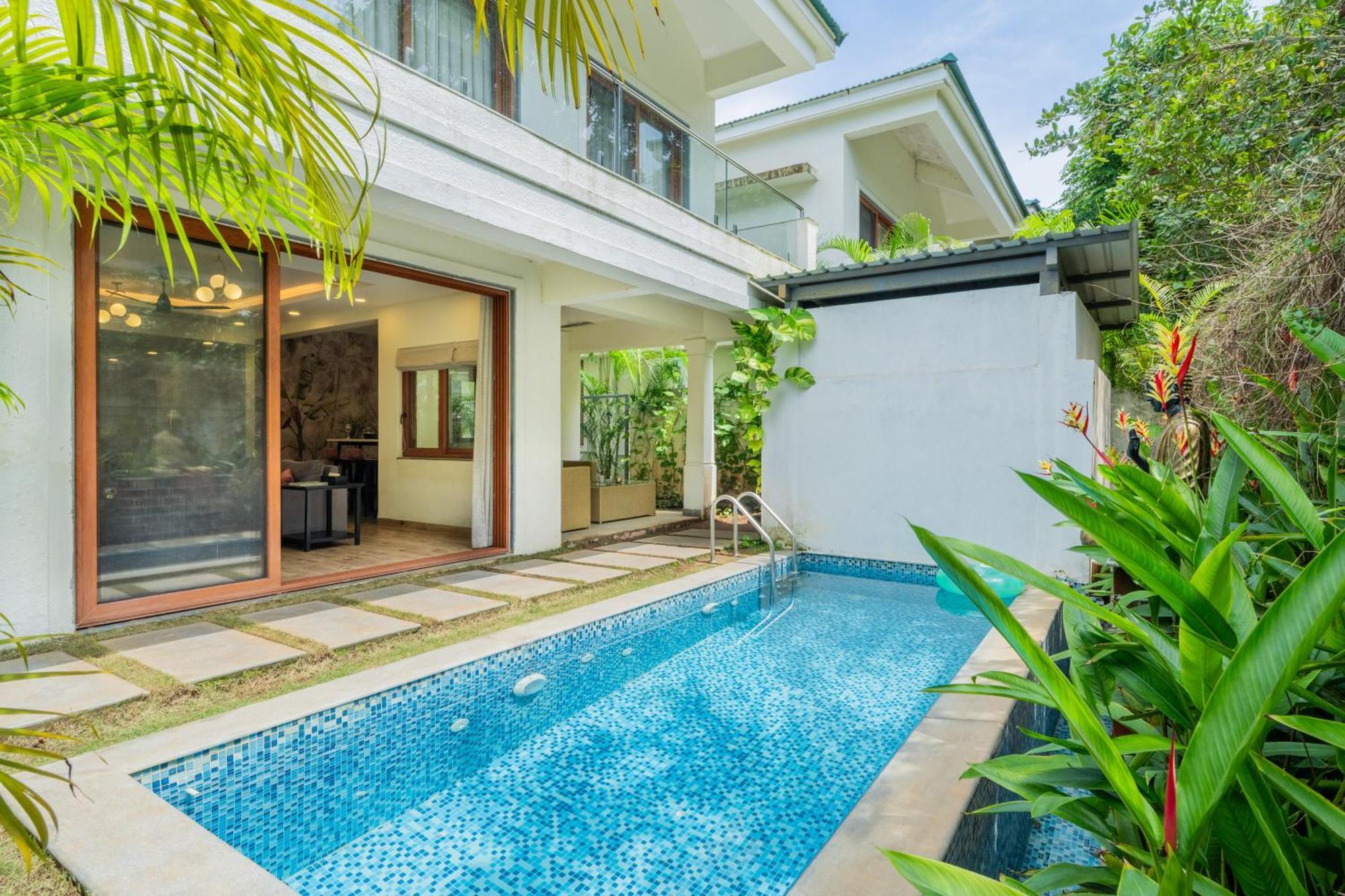 Elivaas 3 Bhk Pvt Pool & Bar - Villa Valerie Oxel Εξωτερικό φωτογραφία