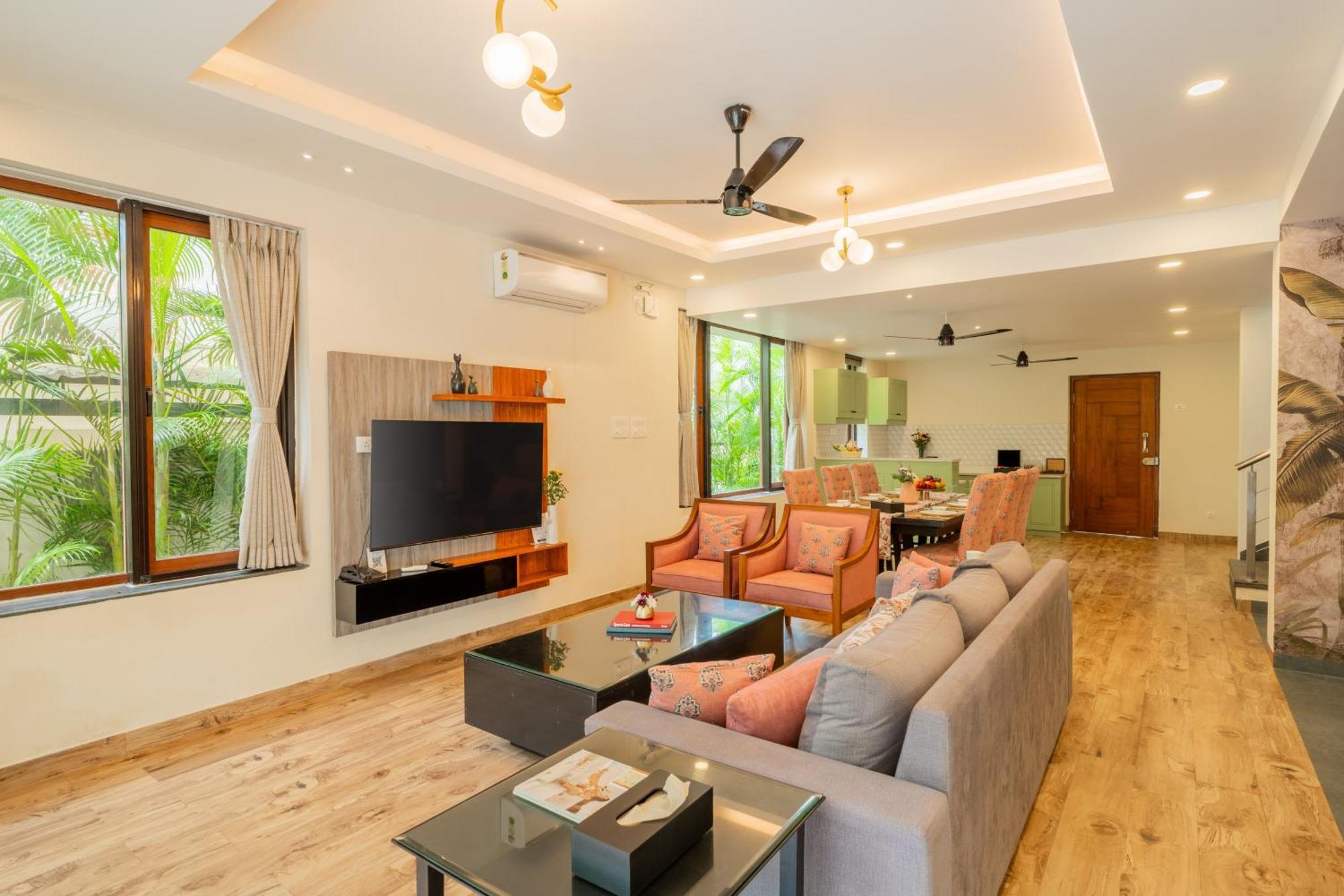 Elivaas 3 Bhk Pvt Pool & Bar - Villa Valerie Oxel Εξωτερικό φωτογραφία