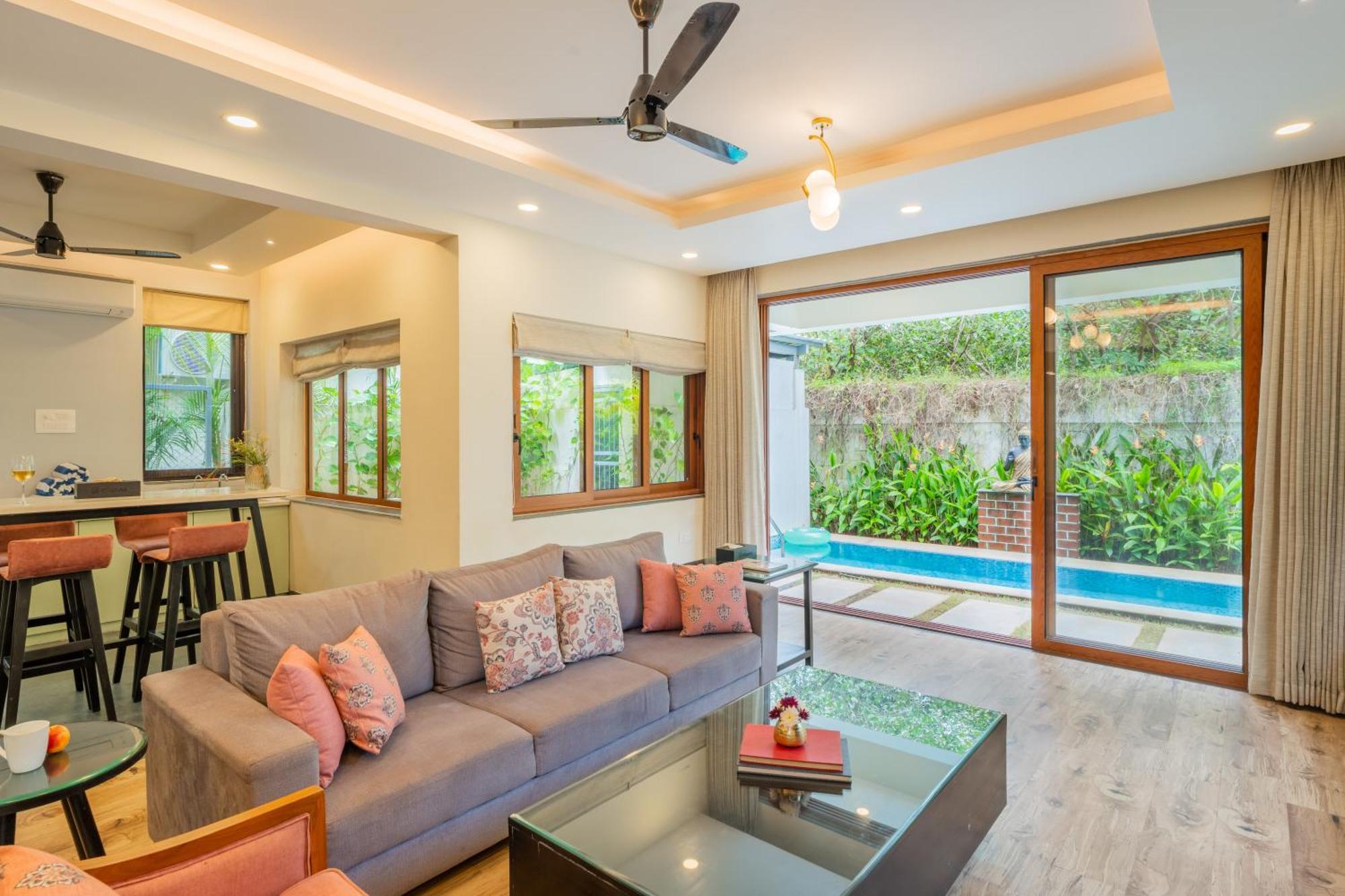 Elivaas 3 Bhk Pvt Pool & Bar - Villa Valerie Oxel Εξωτερικό φωτογραφία